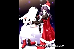 Ecchi X manga girl christmas X