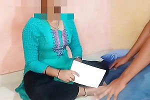 Indian stepmom fucked little two on his depraved results with clear fellah audio