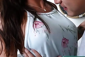 Familyofpervs pornhub video  - Stepson licks big knockers stepmom on bracelet