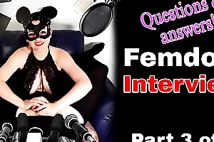 Femdom QandA Interview 3 Real Clamp Homemade Amateur BDSM Bondage Submissive Female Domination FLR Milf Stepmom