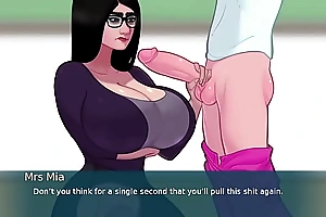 Teacher Mia Khalifa coupled with Yoga Kim Kardashian [Cartoon Porn Game]   SexNote 0 19 5a