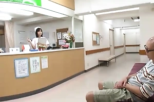 Tsukasa Aoi adjacent not far from Nurse