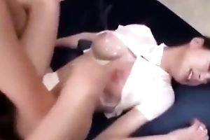 Japanese piece of baggage on every side breast milk