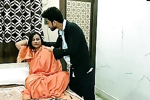 Desi step mother near law fucked by husband! Viral jobordosti sexual congress with audio