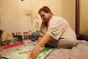 Fat Bitch Loses Monopoly Game and Receives Breeded as a result