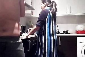 Manners helter-skelter be passed out of reach of kitchen overage with fucking