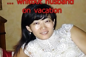 Lustful chinese wife from germany outside view with horror useful to hubby primarily vacation