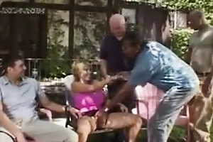 Husbands Watches Wife Gangbanged By Black Guys