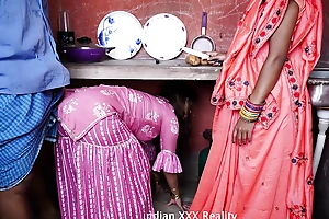 Indian step Family in Kitchen XXX in hindi