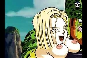 Dbz - android 18 with the addition of cell