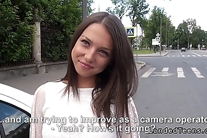 Beautiful russian legal age teenager anal fucked pov alfresco
