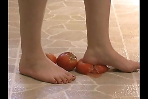 Foot talisman - XXX fingertips ousting tomatoes